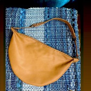 Anthropologie tan hobo bag